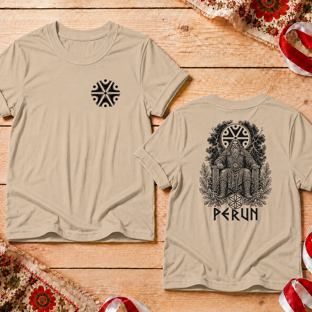 Perun Throne Front Back Unisex T-Shirt