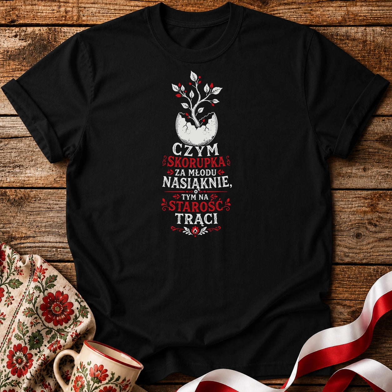 Czym Skorupka Nasiąknie Unisex T-Shirt