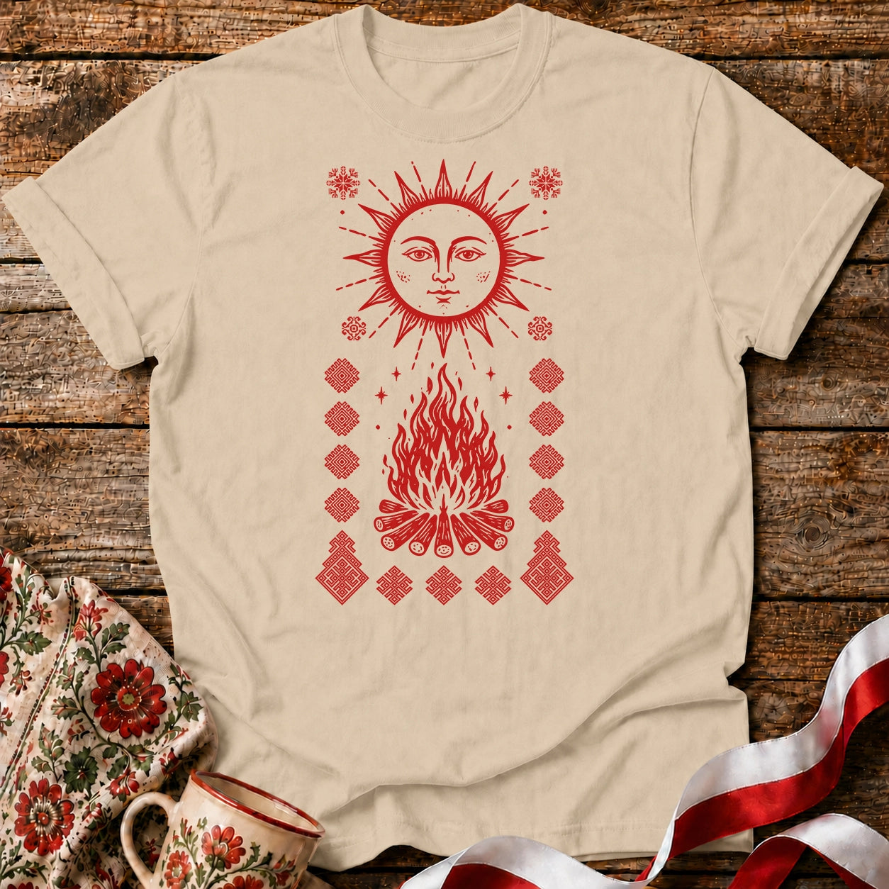 Noc Kupały Sun Unisex T-Shirt