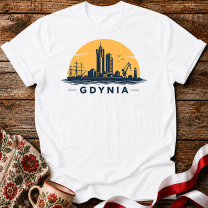 Gdynia Port Sunset Polish City Unisex T-Shirt