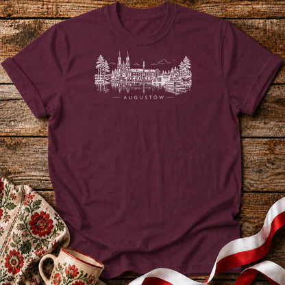 Augustów Minimal Skyline Unisex T-Shirt