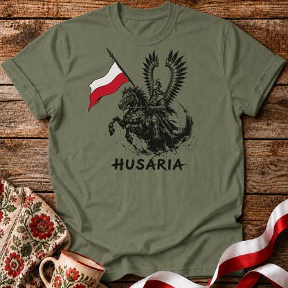 Husaria Polish Flag Unisex T-Shirt