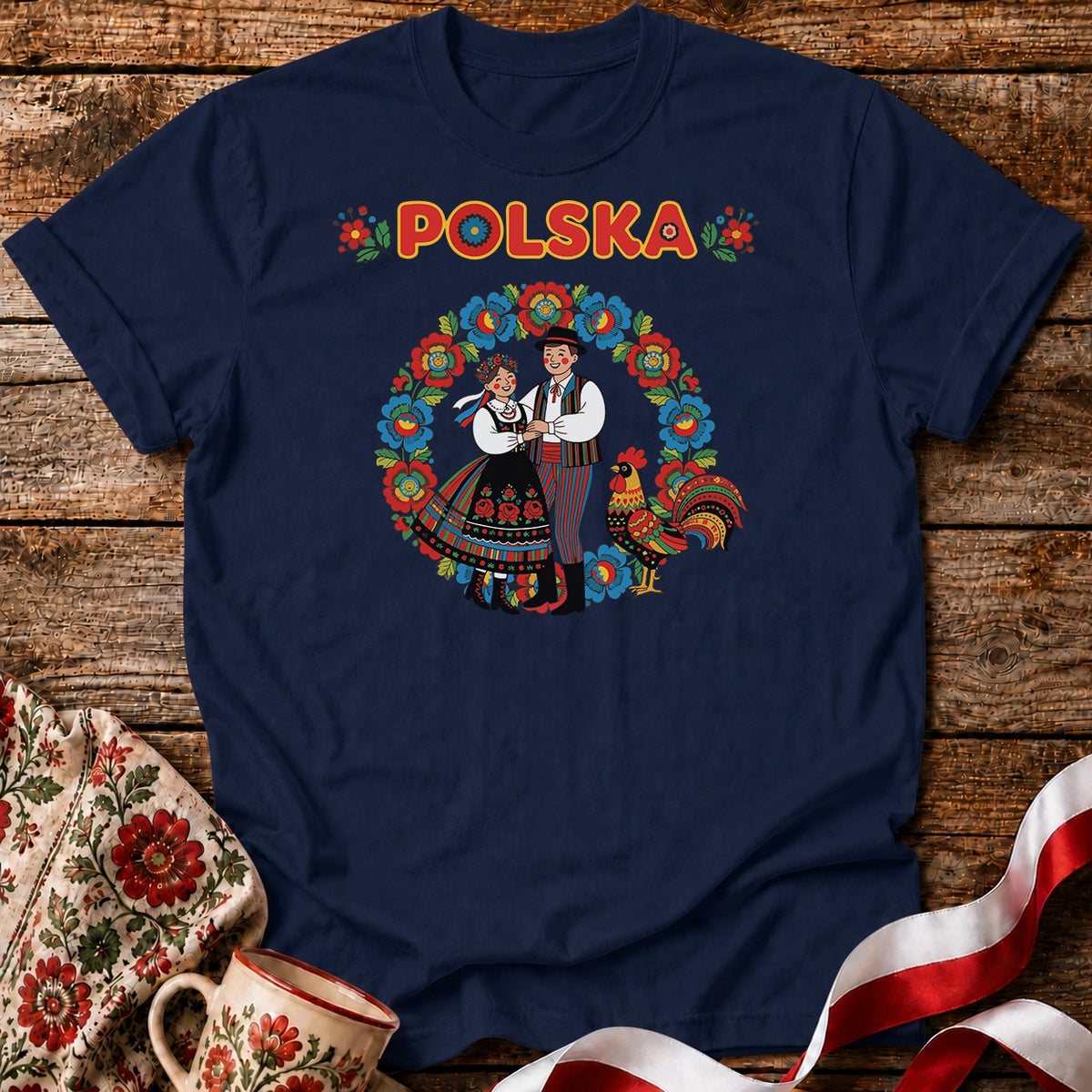 Polish Folk Joy Unisex T-Shirt