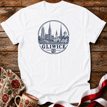 Gliwice Heritage Skyline Unisex T-Shirt