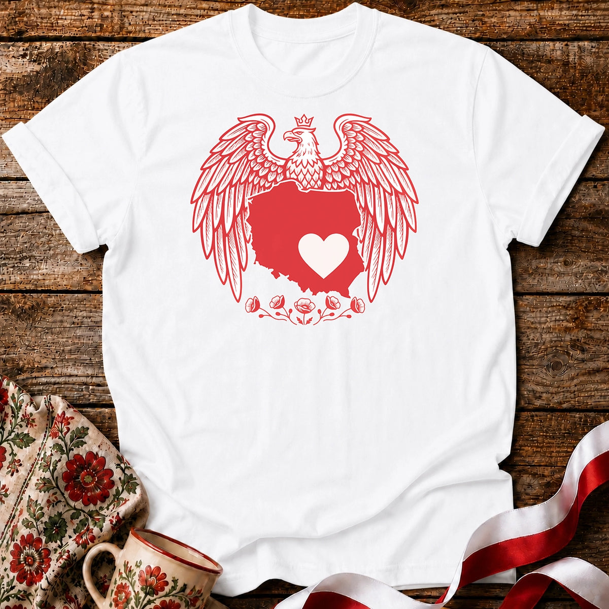 Poland at Heart Unisex T-Shirt
