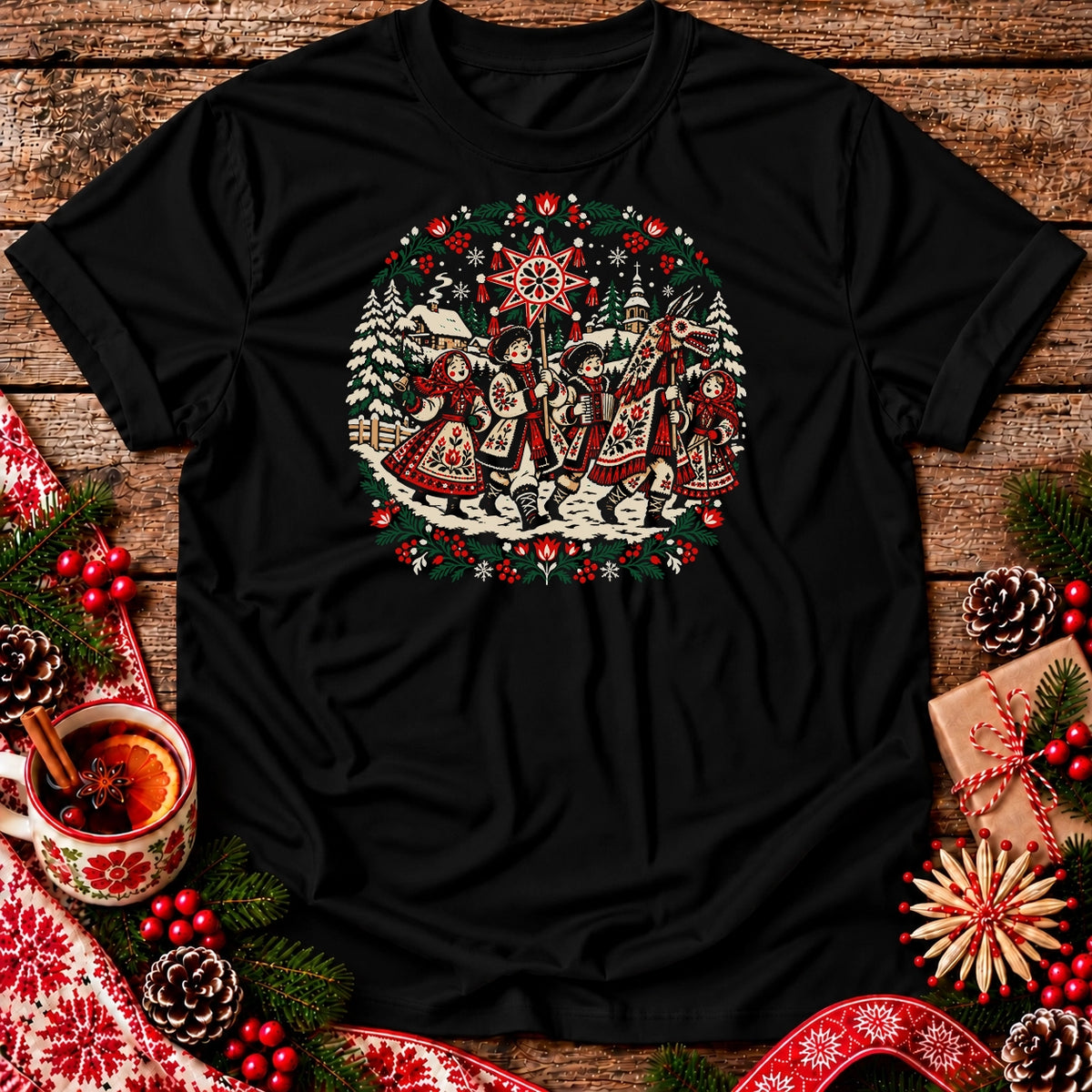 Polish Christmas Carolers with Turoń Unisex T-Shirt