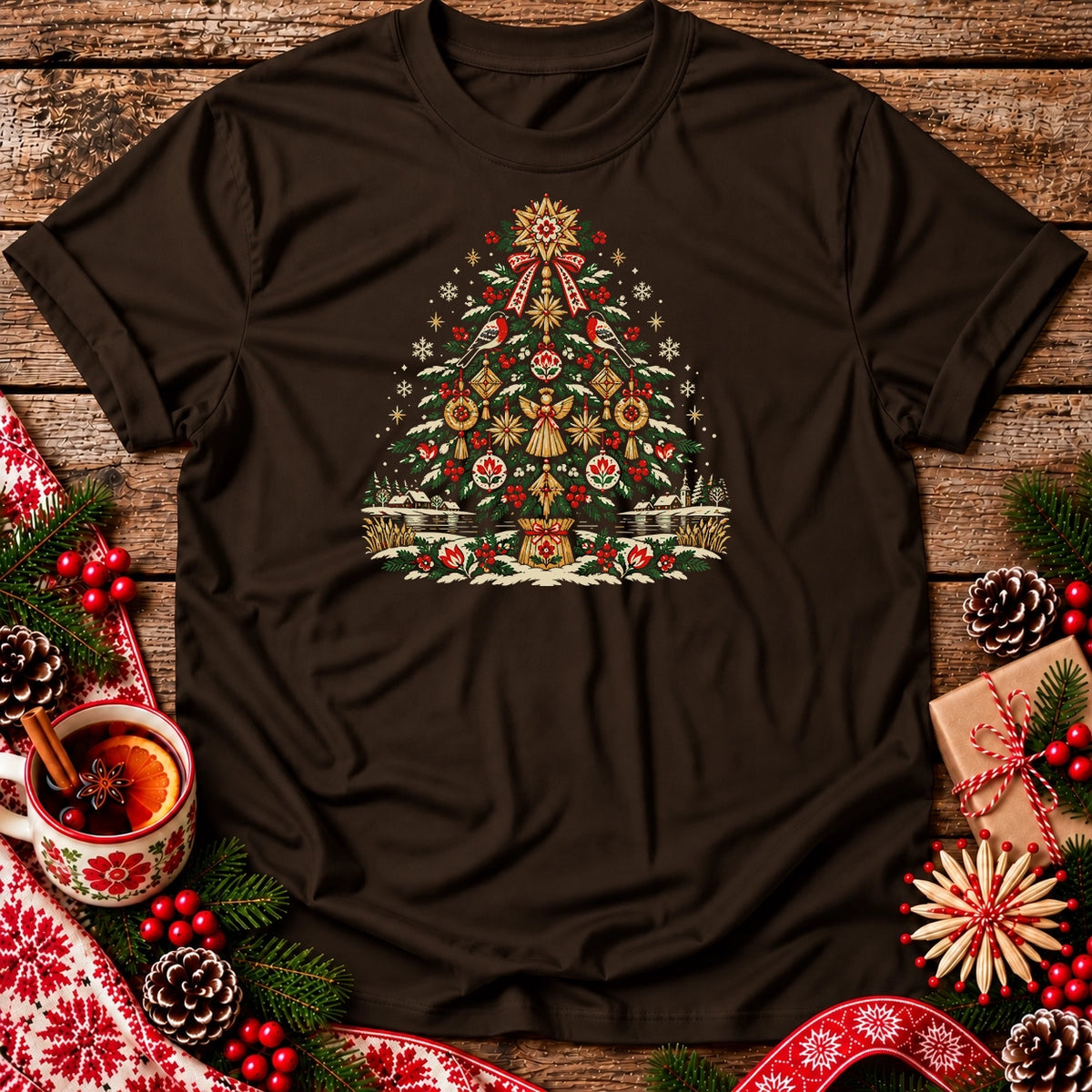 Slavic Christmas Tree Unisex T-Shirt