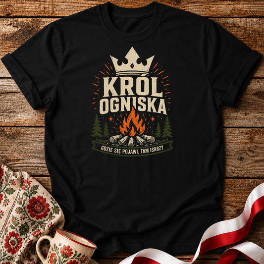 Król Ogniska Unisex T-Shirt