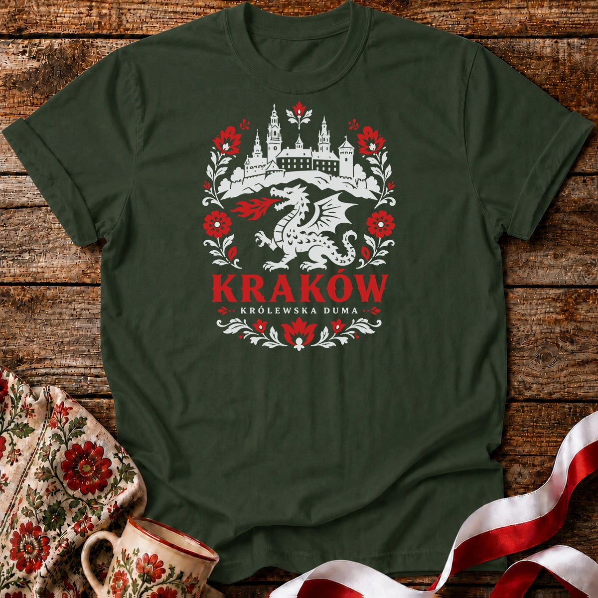 Kraków Królewska Duma Unisex T-Shirt