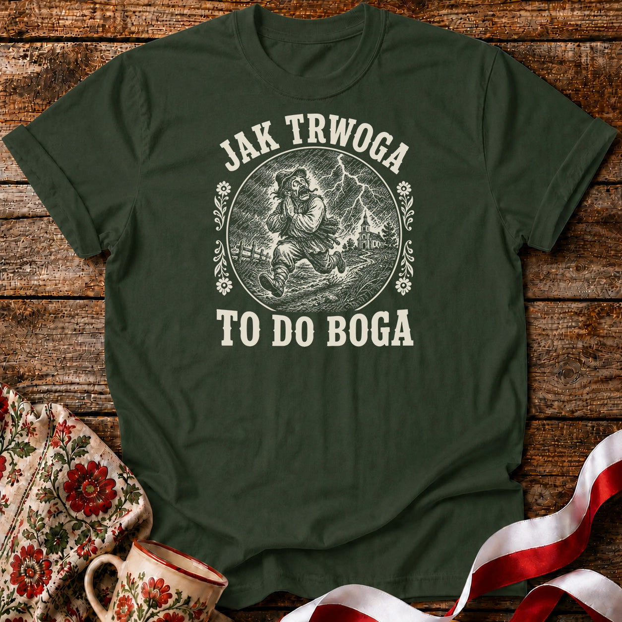 Jak Trwoga Do Boga Unisex T-Shirt