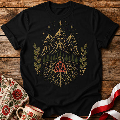 Triglav Triquetra Slavic Mythology Unisex T-Shirt