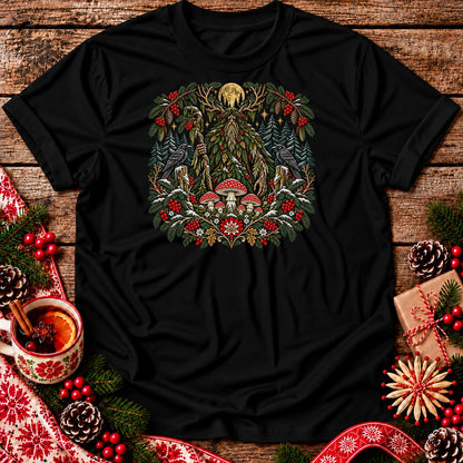 Christmas Leshy Under the Full Moon Unisex T-Shirt