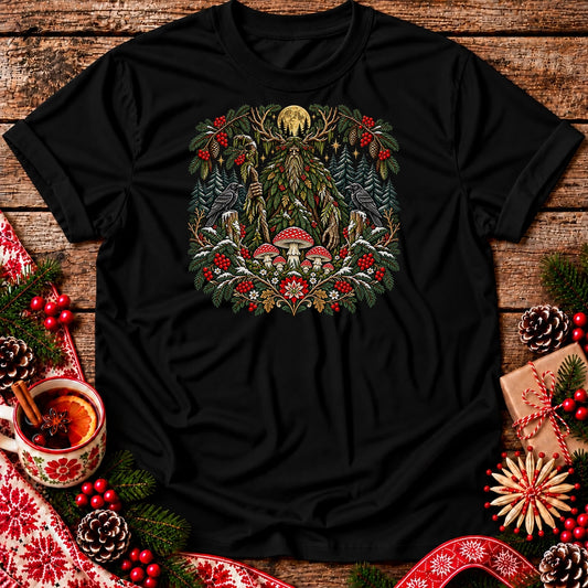 Christmas Leshy Under the Full Moon Unisex T-Shirt