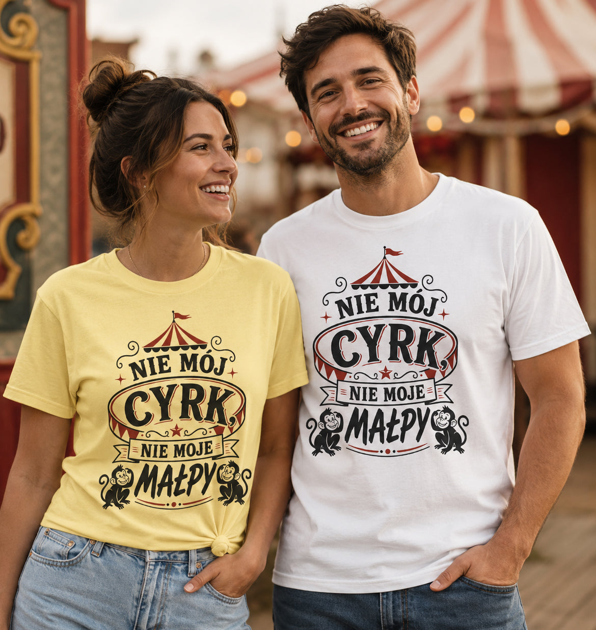 Nie Mój Cyrk, Nie Moje Małpy Unisex T-Shirt