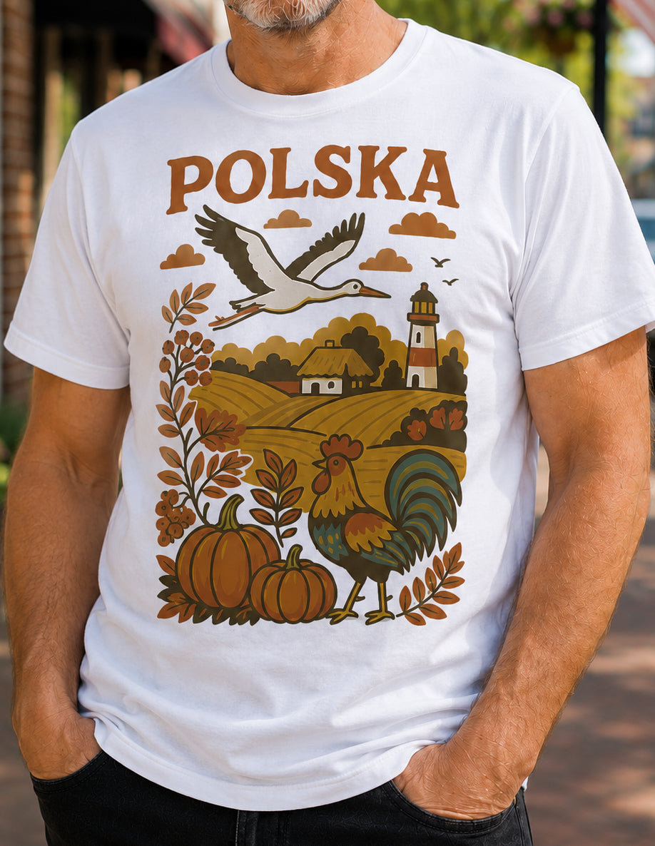 Polska Autumn Countryside Unisex T-Shirt