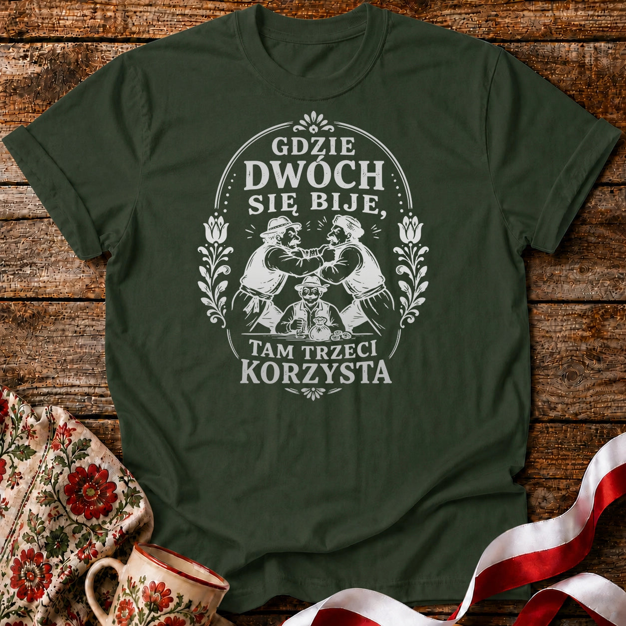 Gdzie Dwóch Się Bije Unisex T-Shirt