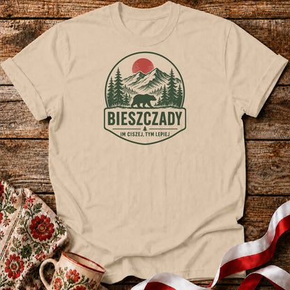 Bieszczady Ciszej Lepiej Unisex T-Shirt