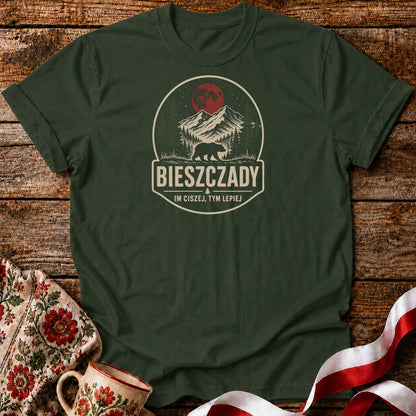 Bieszczady Ciszej Lepiej Unisex T-Shirt