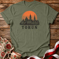 Toruń Sunset Skyline Polish City Unisex T-Shirt