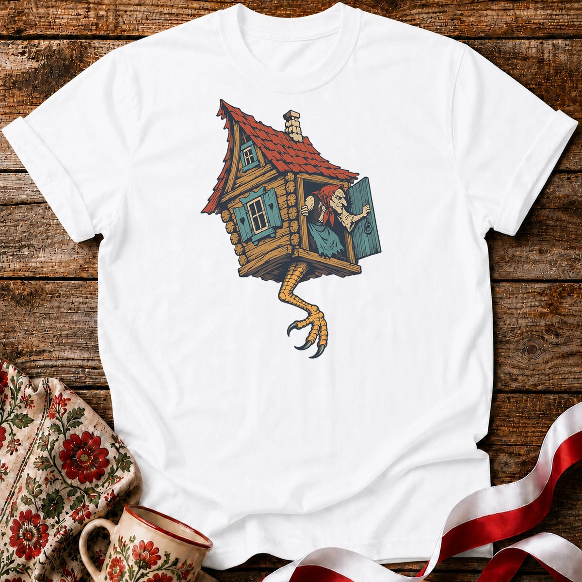 Baba Jaga Chicken Leg Hut Unisex T-Shirt