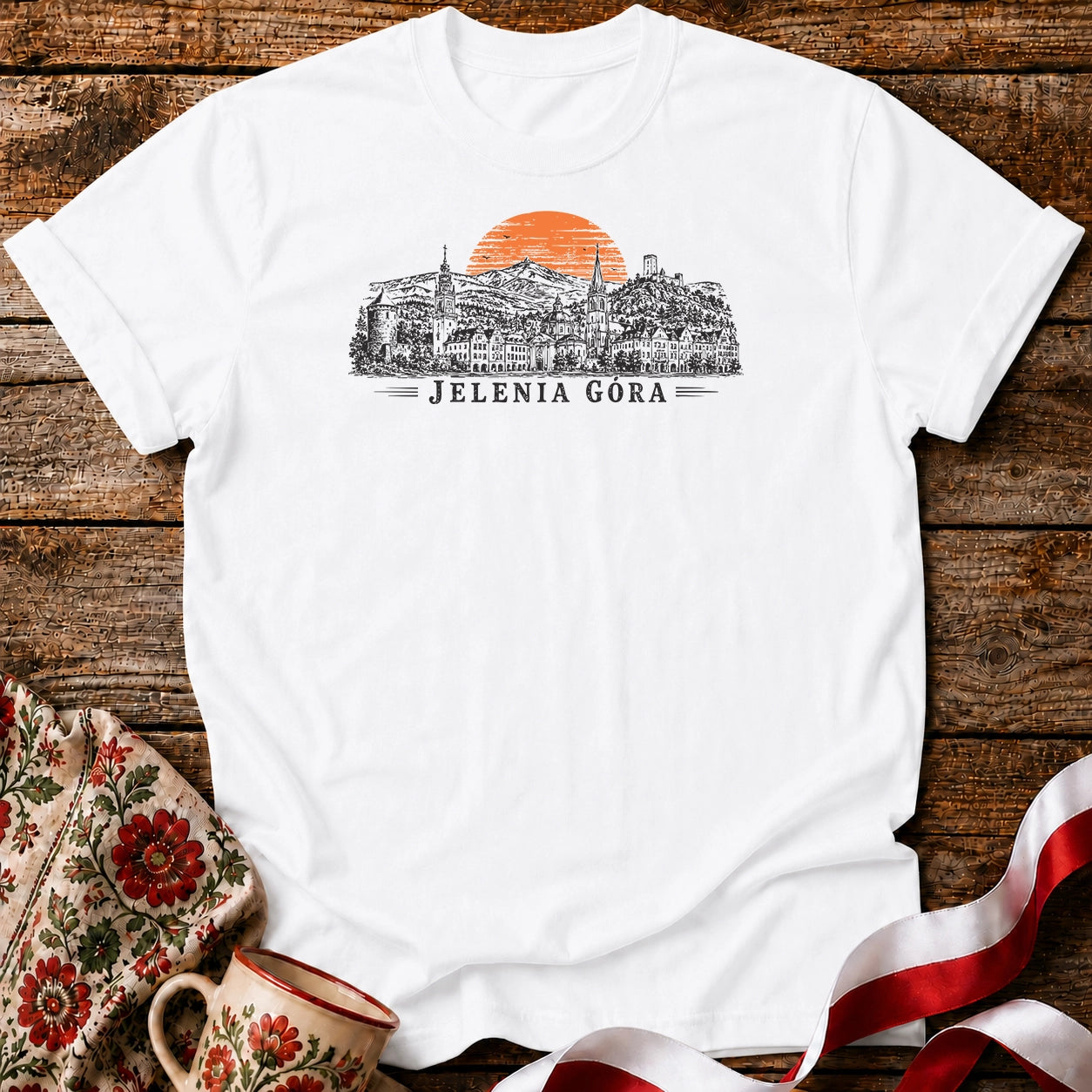 Jelenia Góra Sunset Unisex T-Shirt