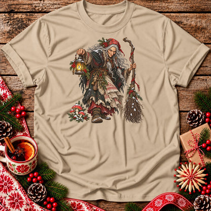 Christmas Baba Yaga with Lantern Unisex T-Shirt