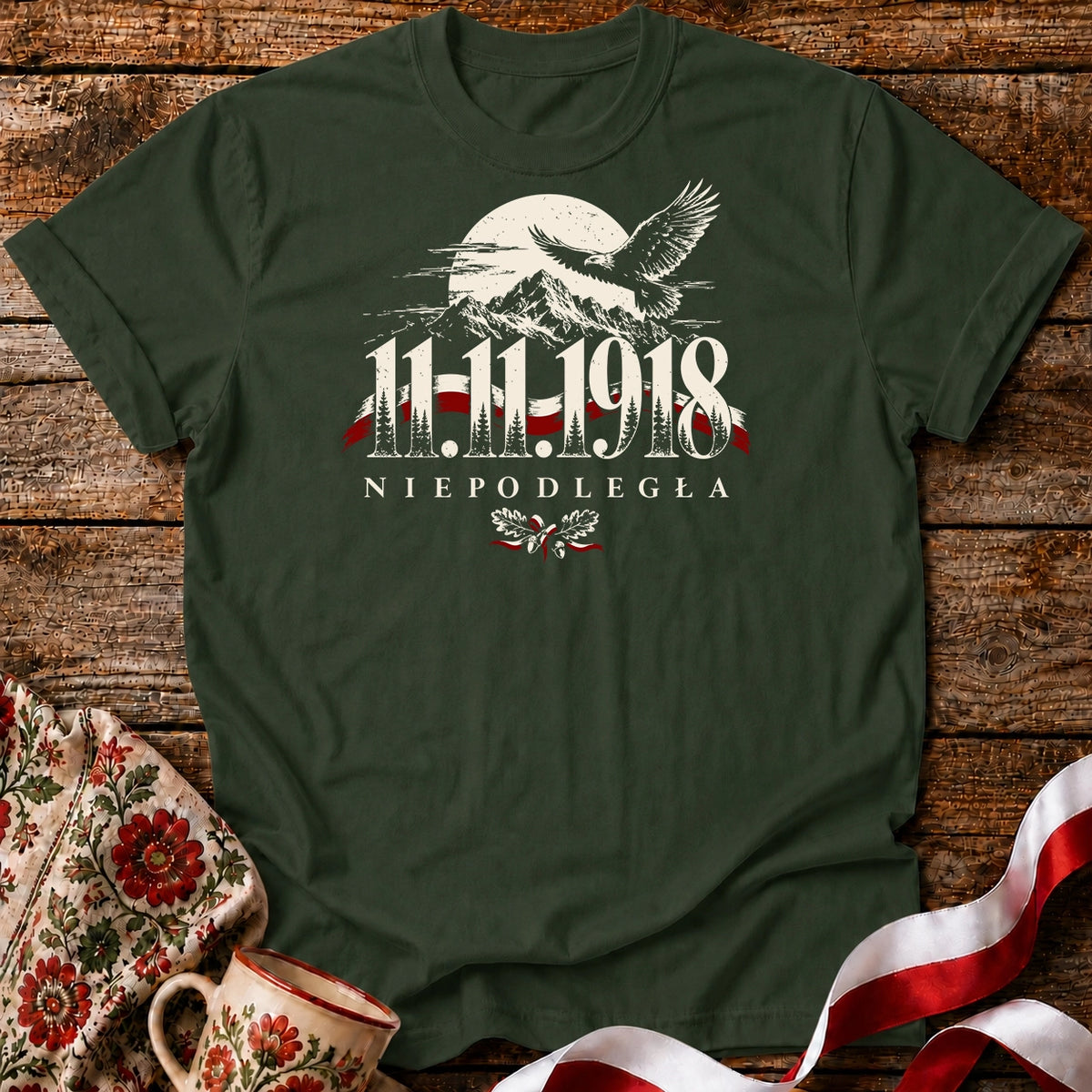 11.11.1918 Niepodległa Polska Unisex T-Shirt