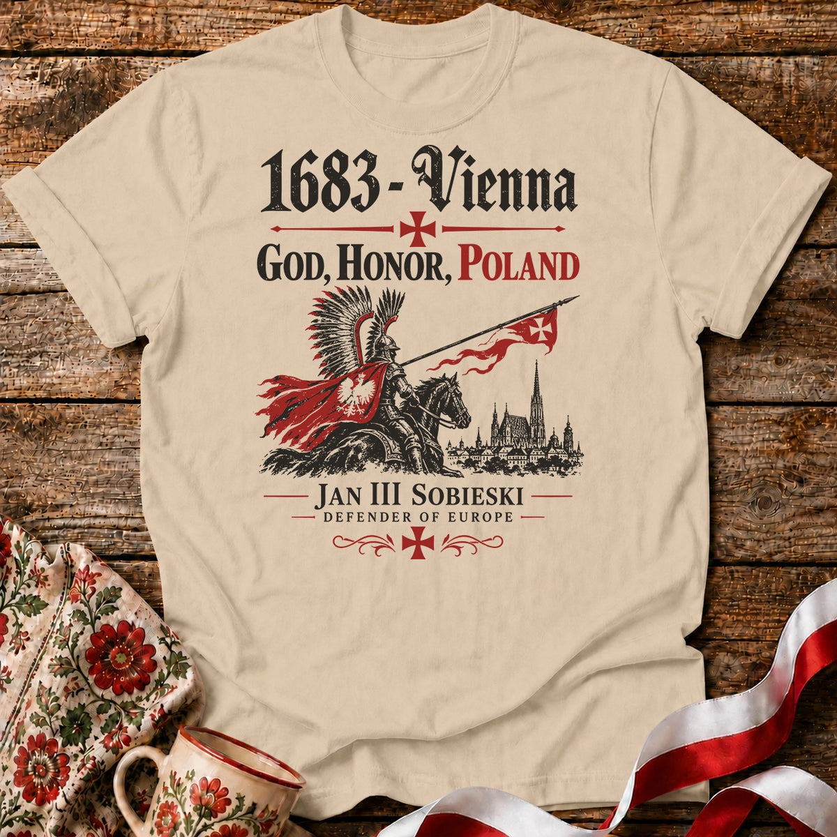 1683 God Honor Poland Unisex T-shirt