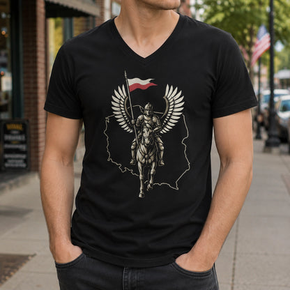 Polish Hussar Poland Unisex V-Neck T-Shirt