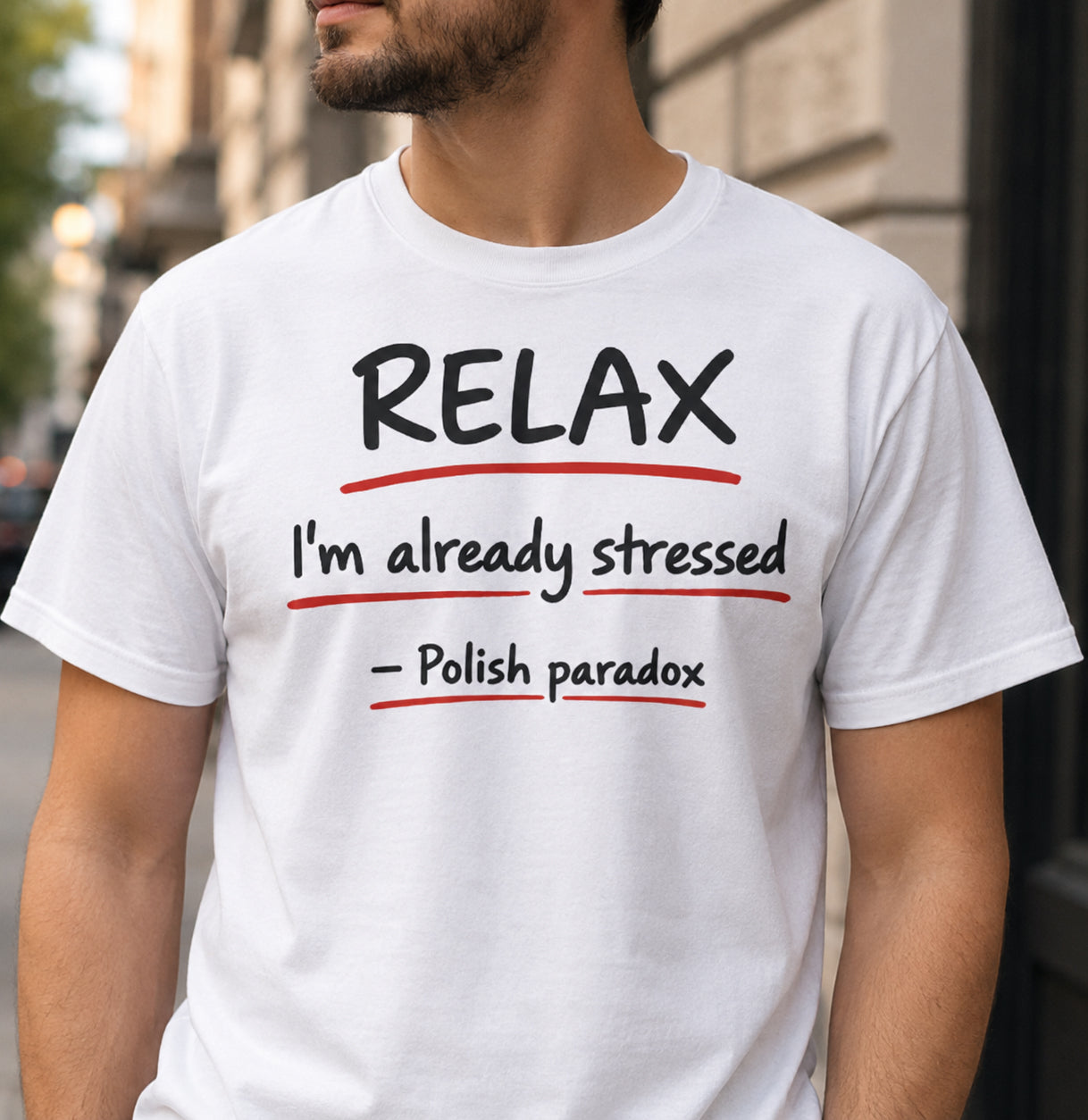 Relax. Polish Paradox Unisex T-Shirt