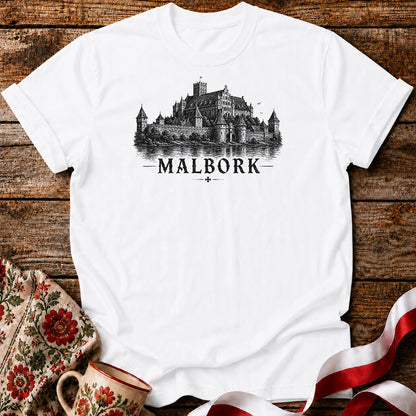 Malbork Sketch Castle Polish City Unisex T-Shirt