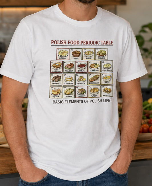 Polish Food Periodic Table Unisex T-Shirt