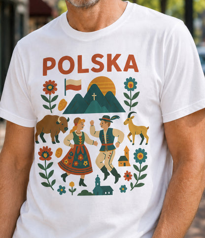 Polska Folk Dance Unisex T-Shirt