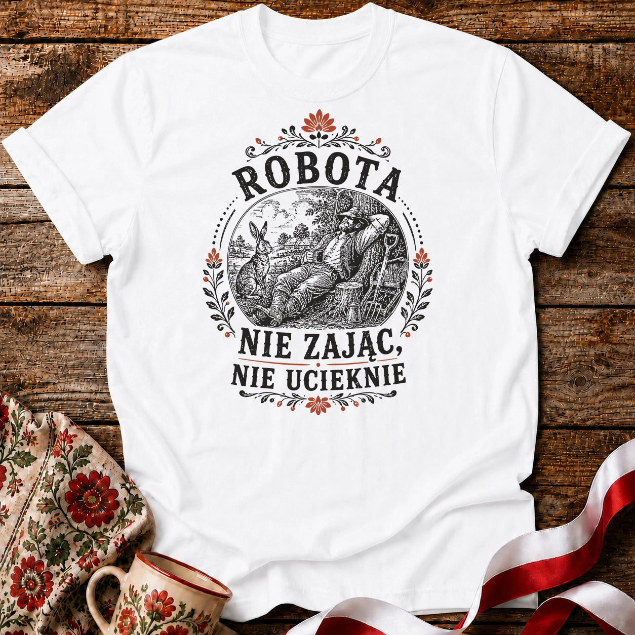 Robota Nie Zając Unisex T-Shirt