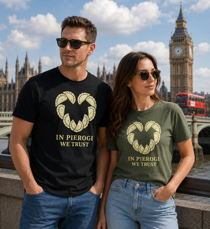 In Pierogi We Trust Unisex T-Shirt