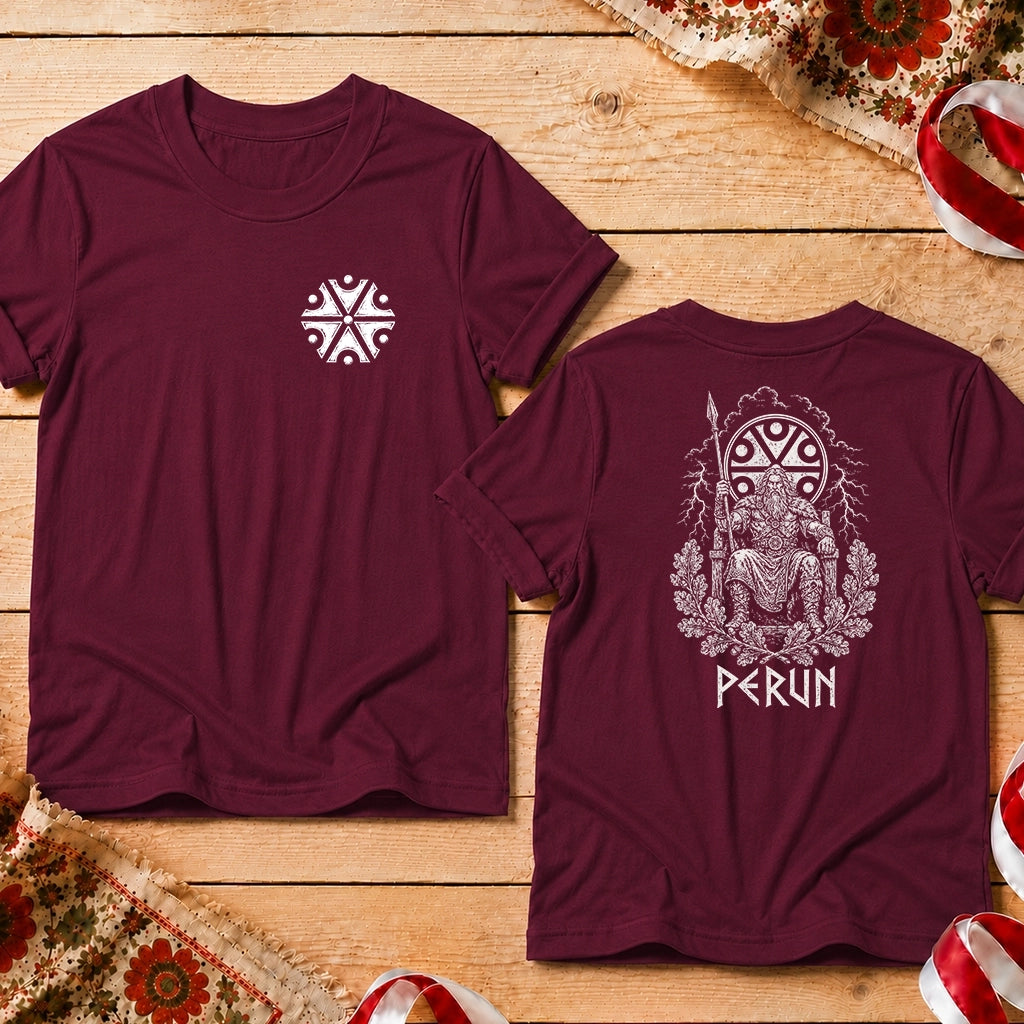 Perun Throne Front Back Unisex T-Shirt