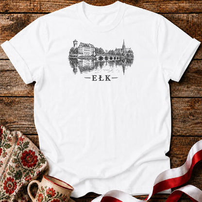 Ełk Dark Skyline Unisex T-Shirt