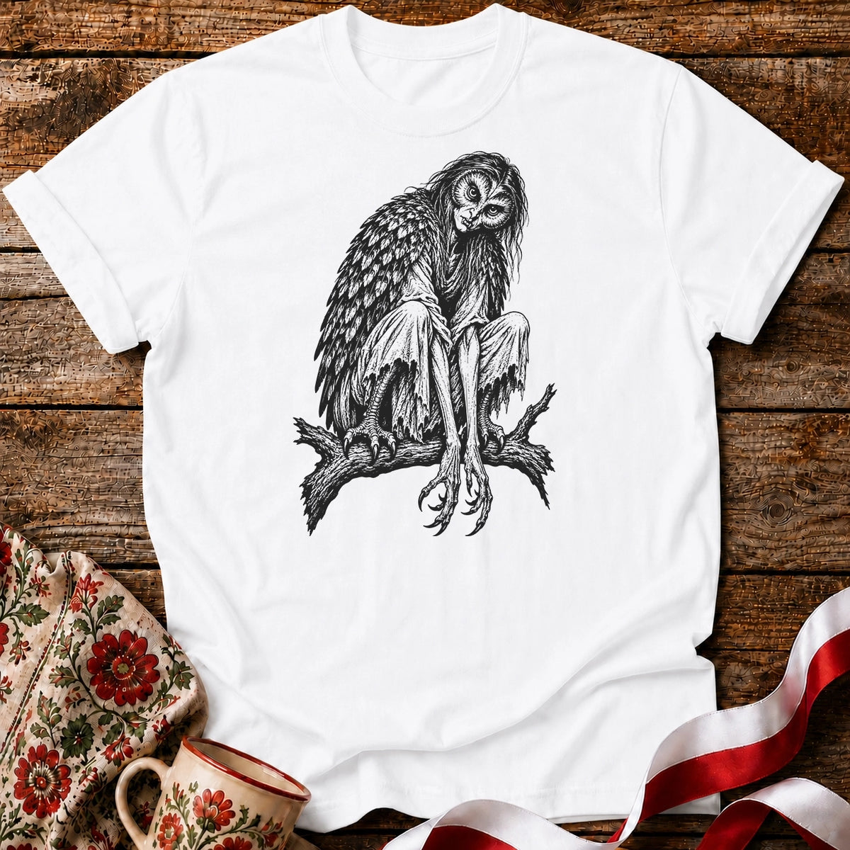Strzyga Night Perch Unisex T-Shirt