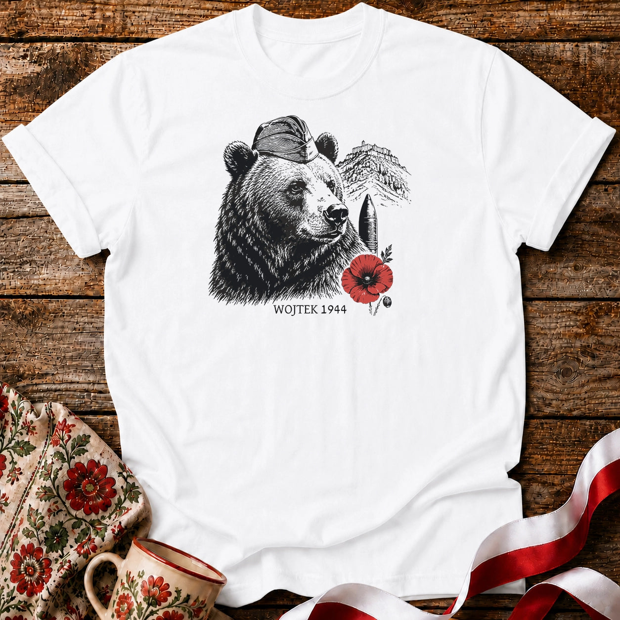 Wojtek 1944 Poppy Unisex T-Shirt