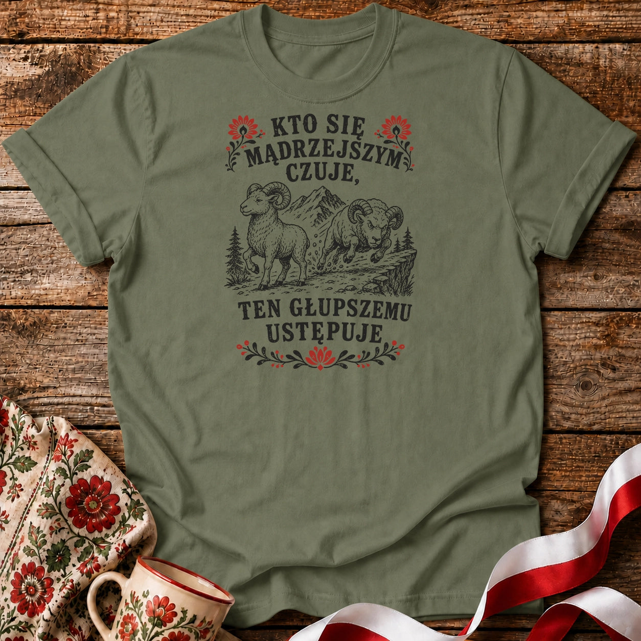 Mądrzejszy Ustępuje Unisex T-Shirt