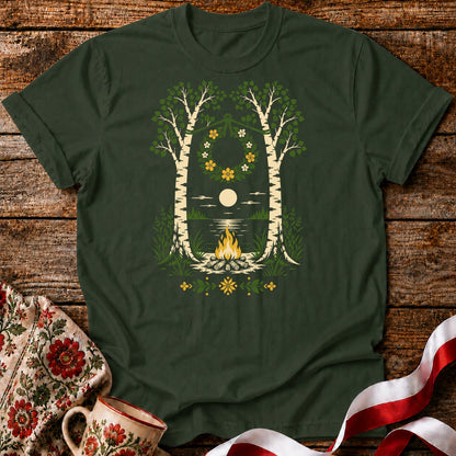 Noc Kupały Bonfire Unisex T-Shirt