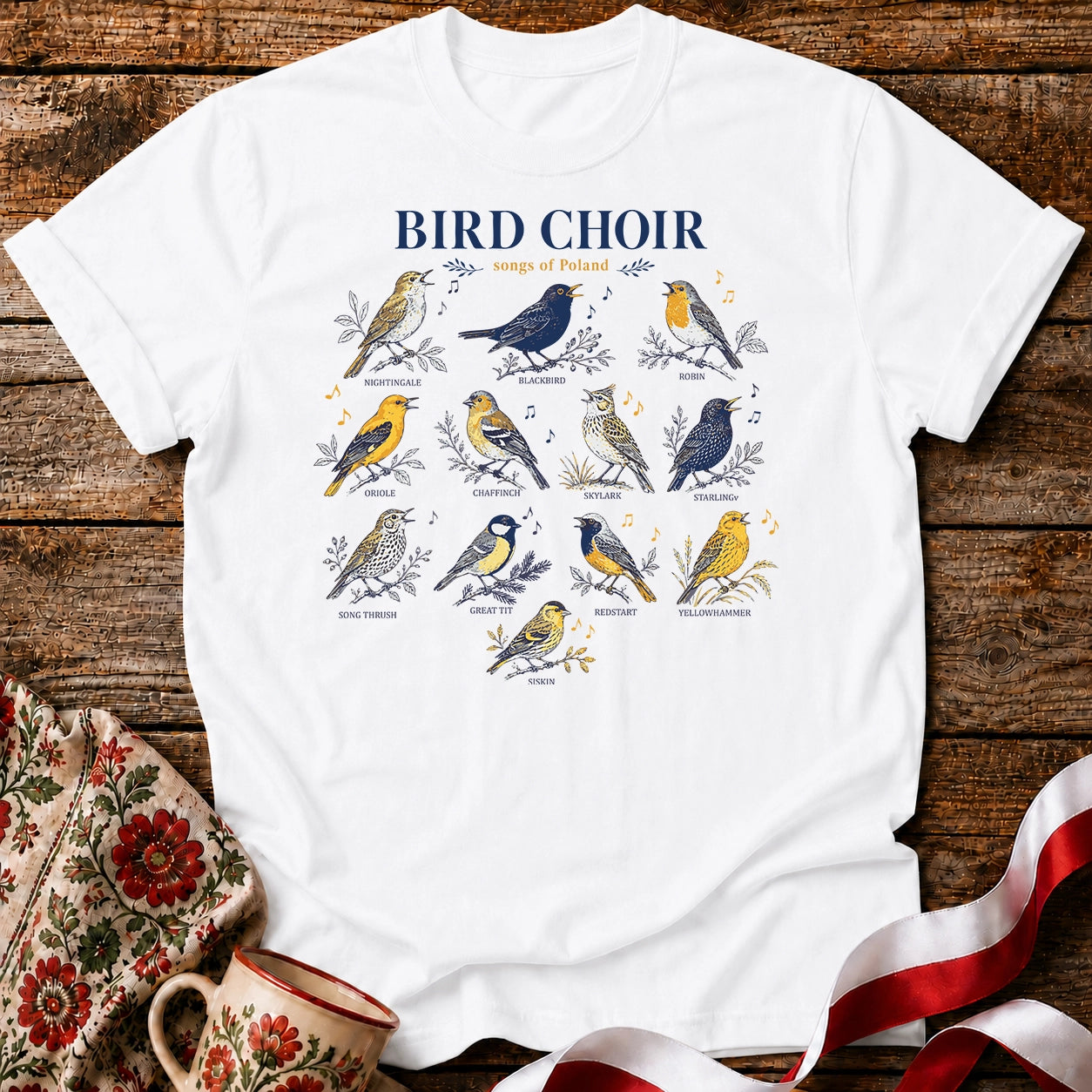 Bird Choir Songs of Poland Unisex T-Shirt