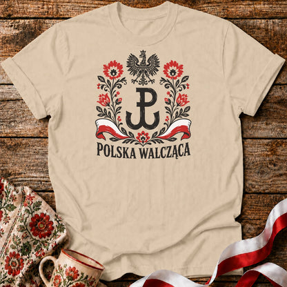 Polska Walcząca Folk Unisex T-Shirt