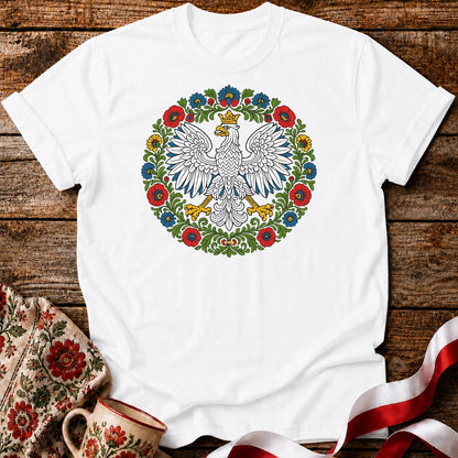 Polish Eagle Folk Art Unisex T-Shirt