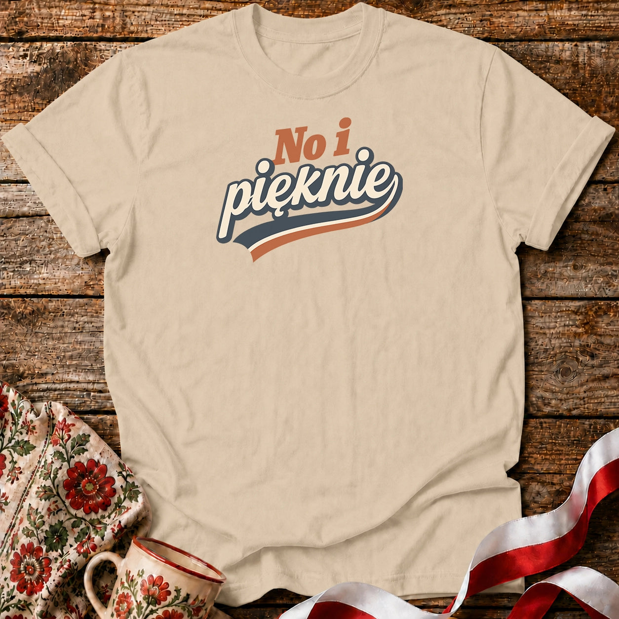 No I Pięknie Retro Unisex T-Shirt
