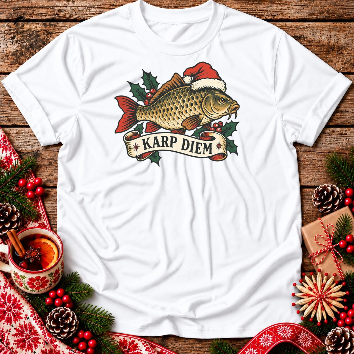 Karp Diem Christmas Carp Unisex T-Shirt