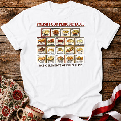 Polish Food Periodic Table Unisex T-Shirt