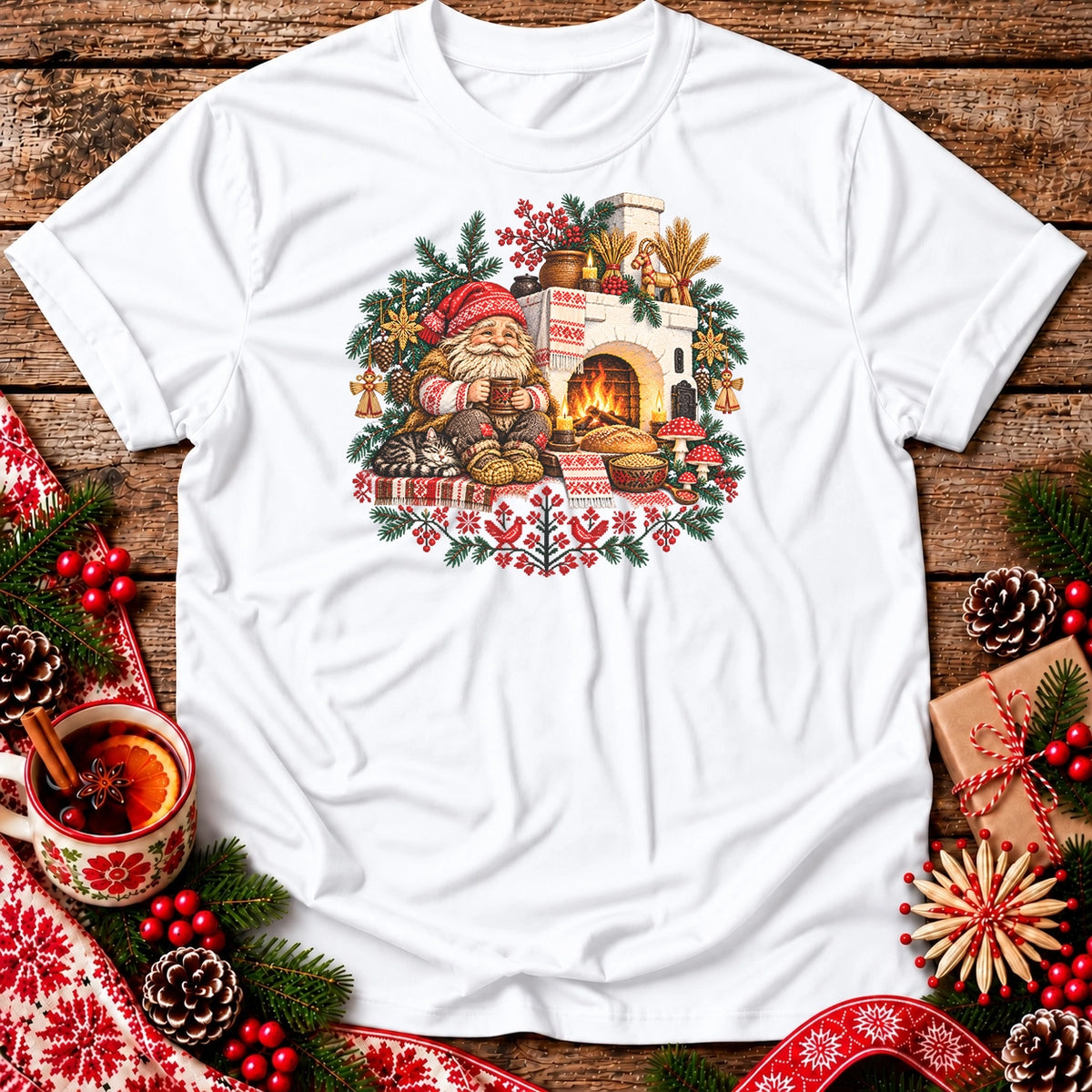 Christmas Domownik by the Hearth Unisex T-Shirt