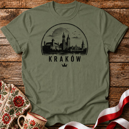 Kraków Crown Skyline Polish City Unisex T-Shirt