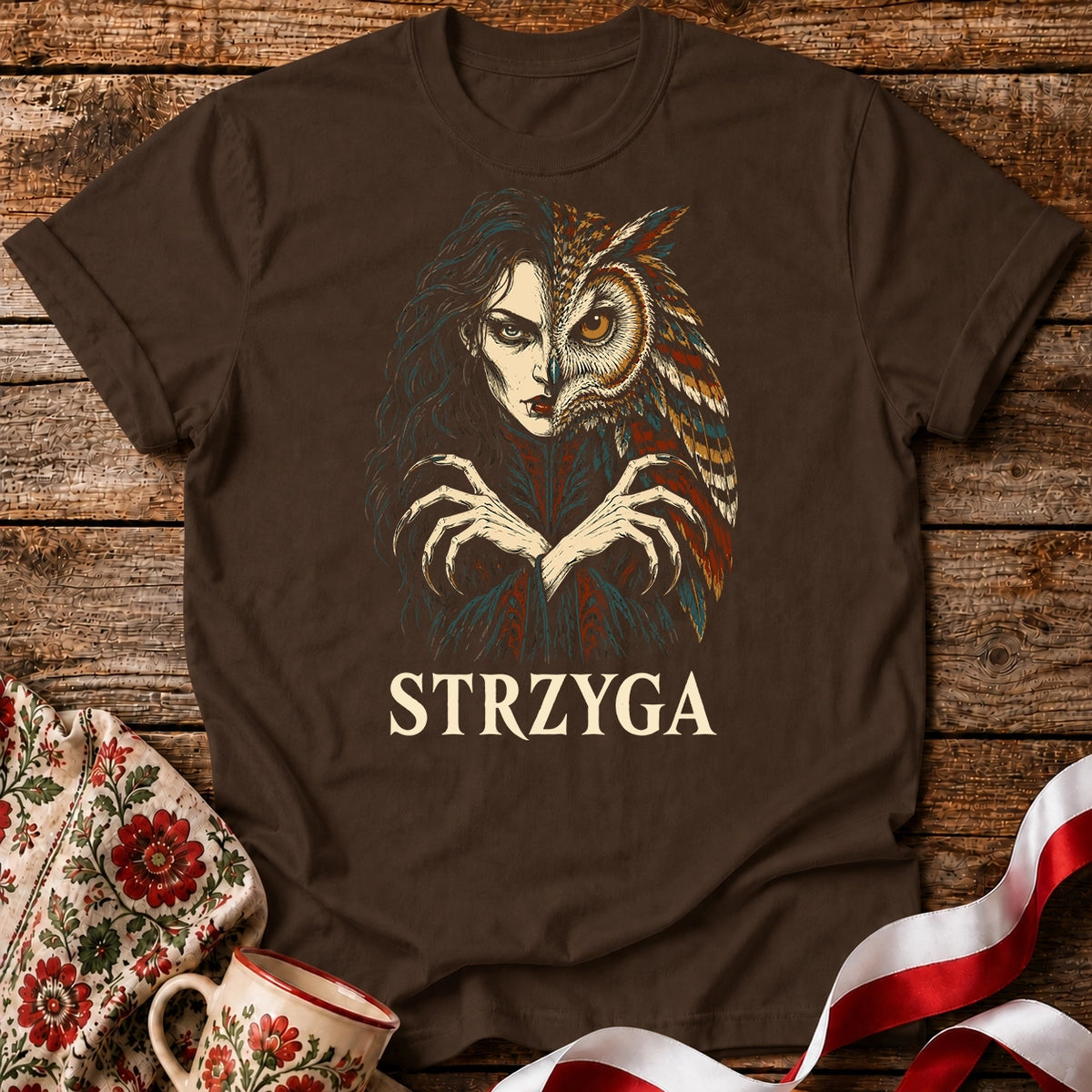 Strzyga Owl Spirit Unisex T-Shirt